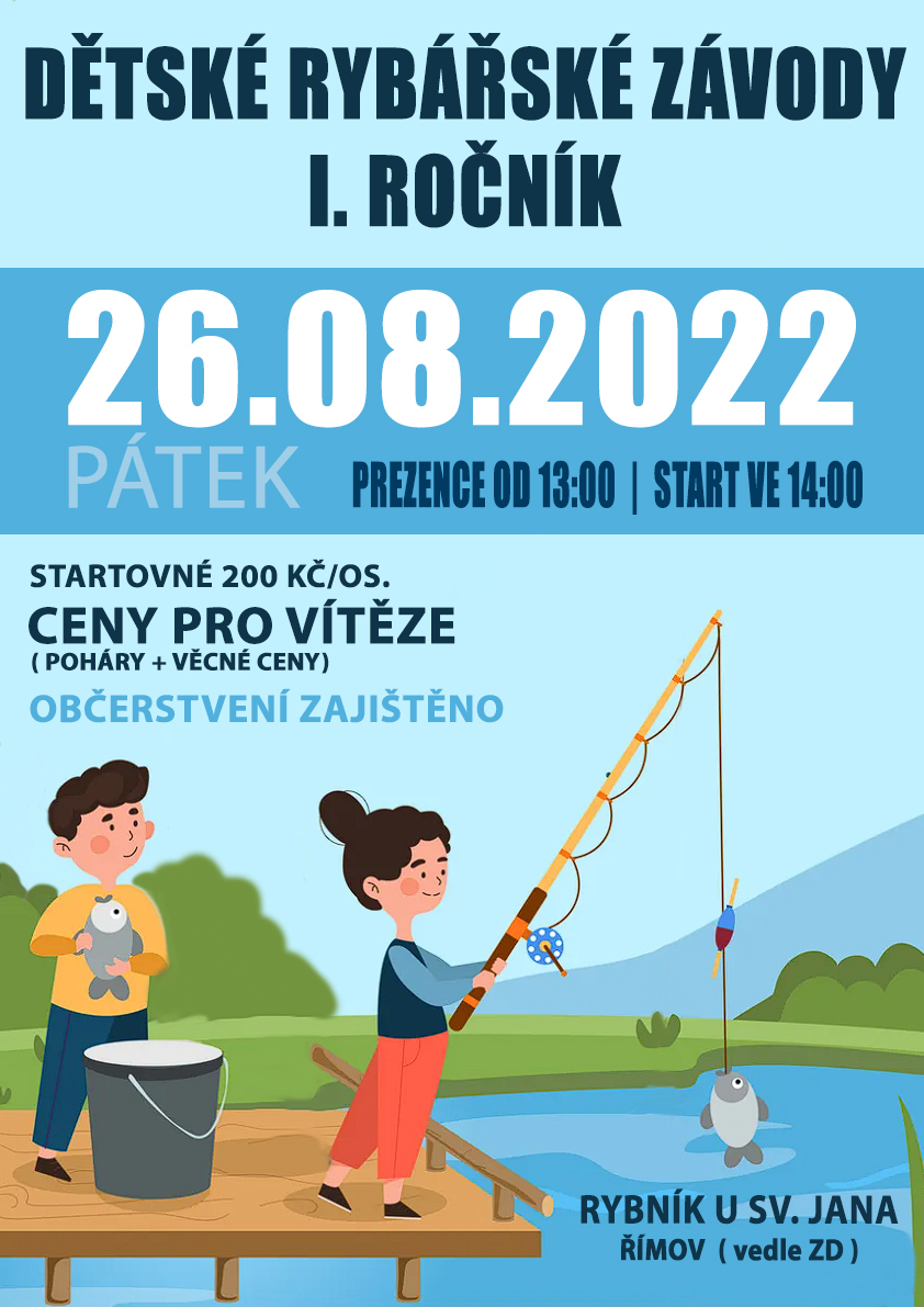 Dětské rybářské závody 2022