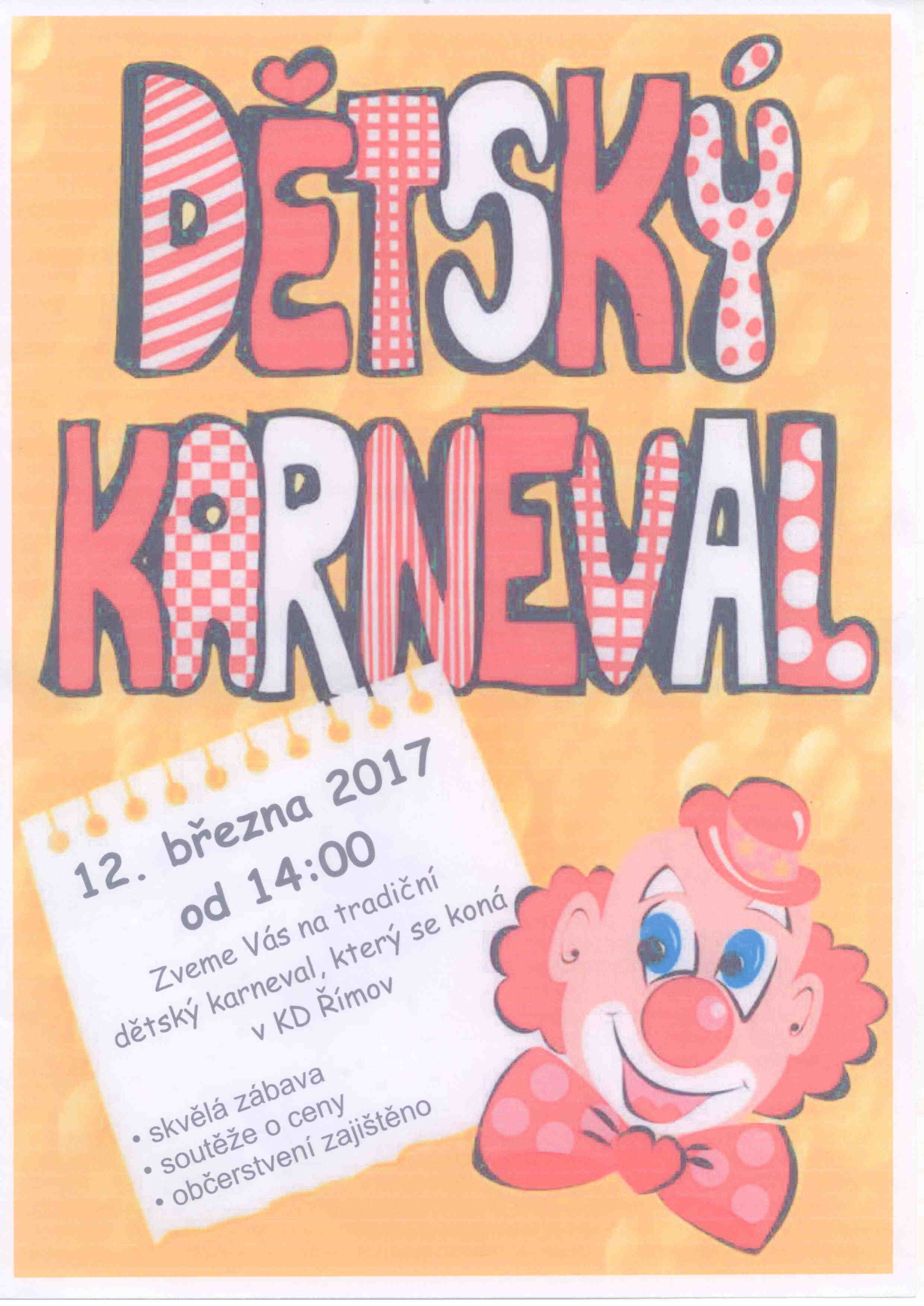 Dětský karneval 2017
