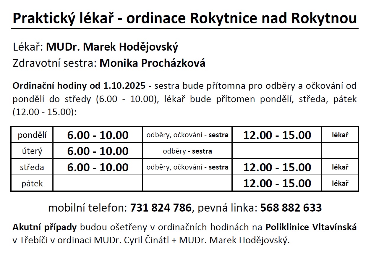 MUDr. Hodějovský