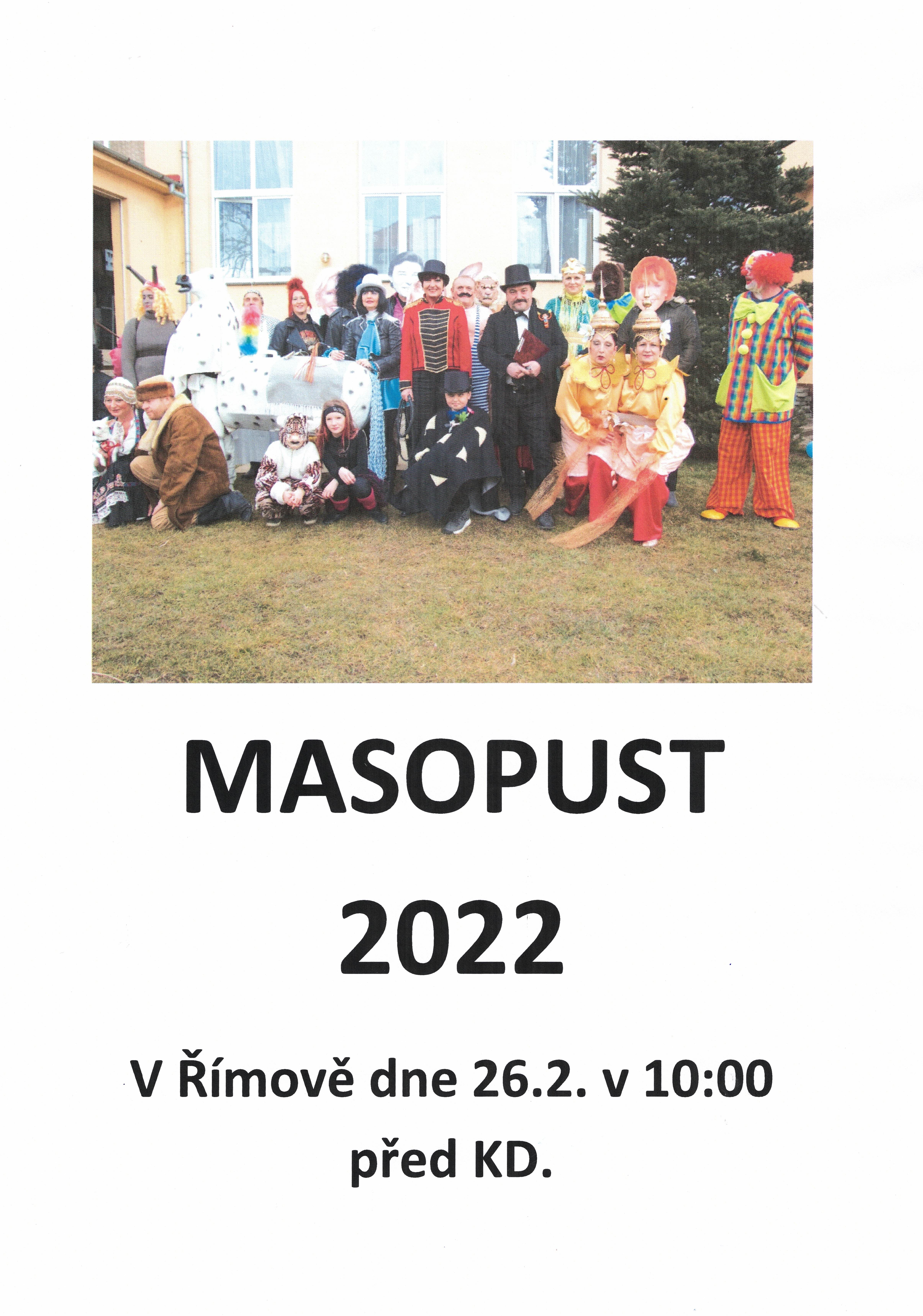 Masopust 2022