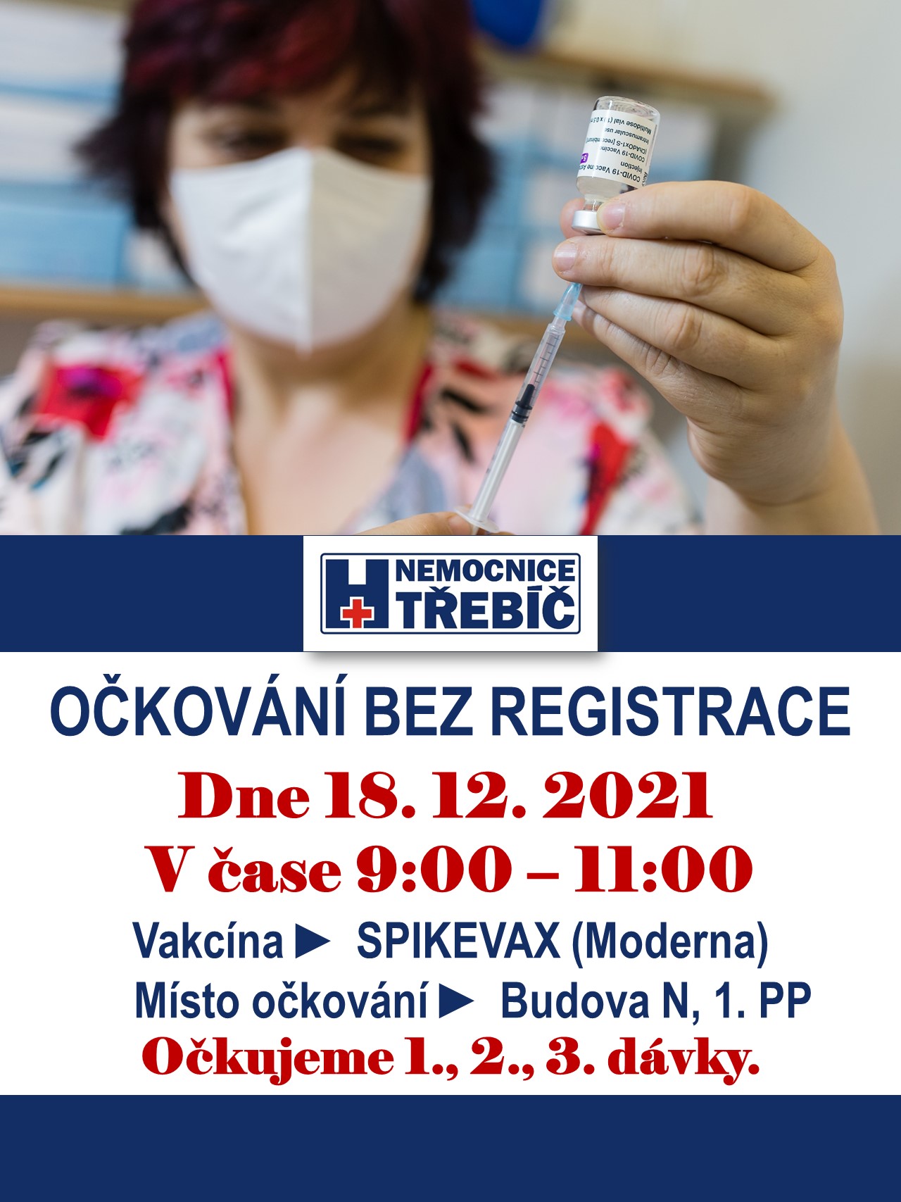 OČKOVÁNÍ BEZ REGISTRACE 18. 12. 2021a