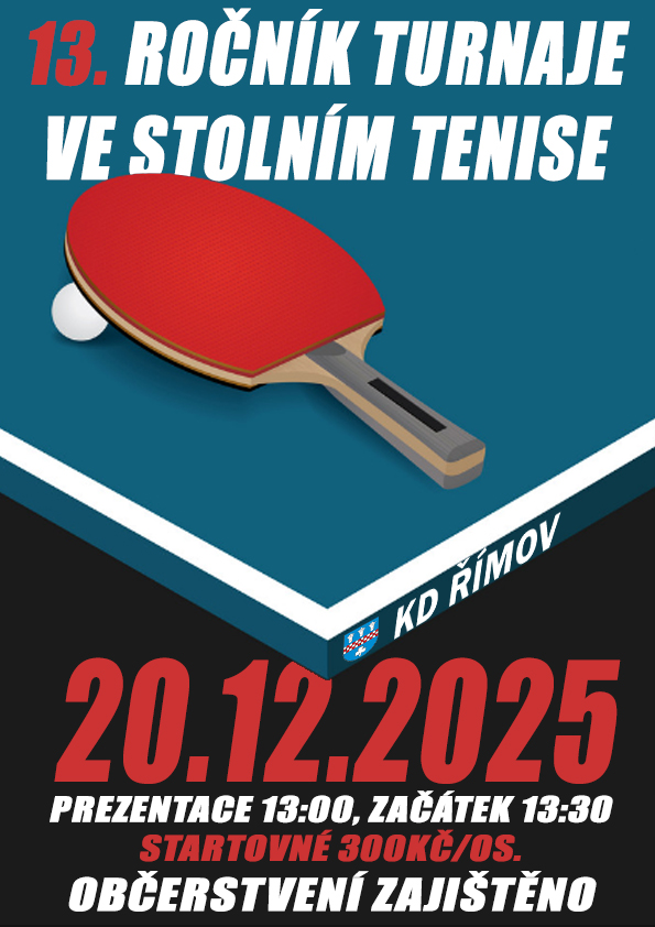 Stolní tenis 2025
