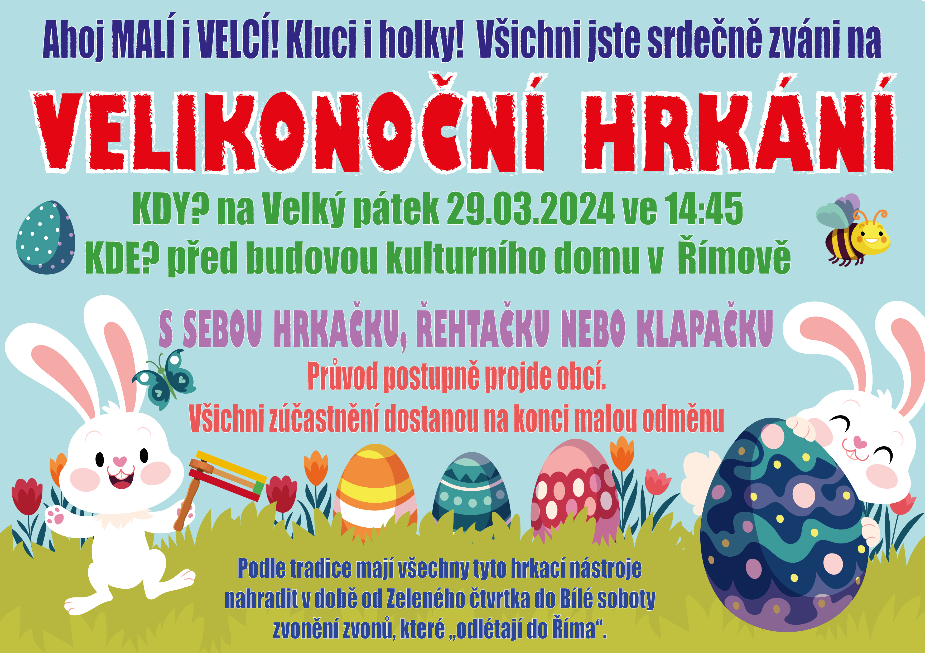 Velikonoční hrkání 2024