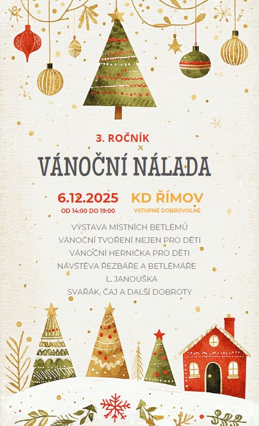 VÁNOČNÍ NÁLADA 2025