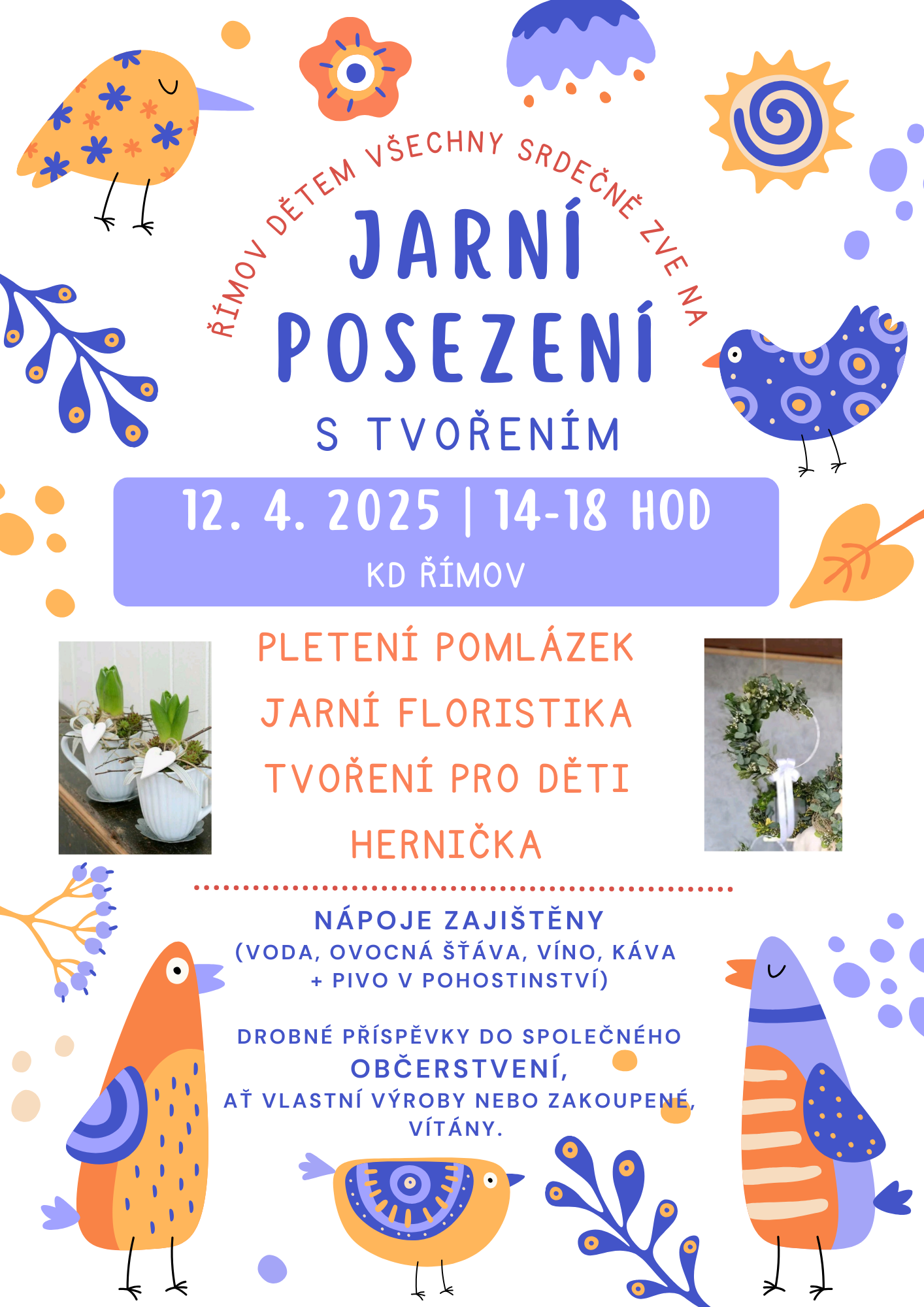jarní posezení s tvořením 2025 s foto