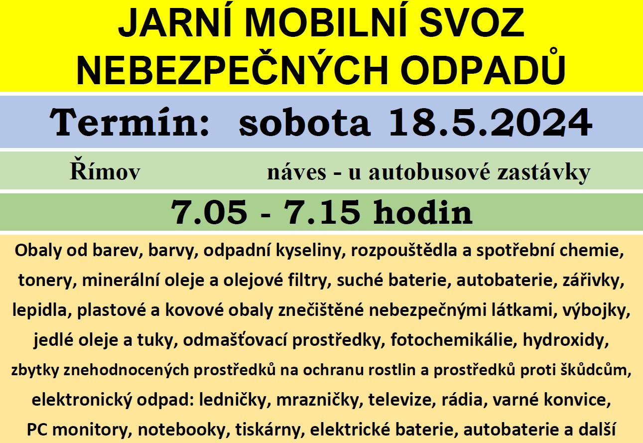 svoz nebezpečných odpadů